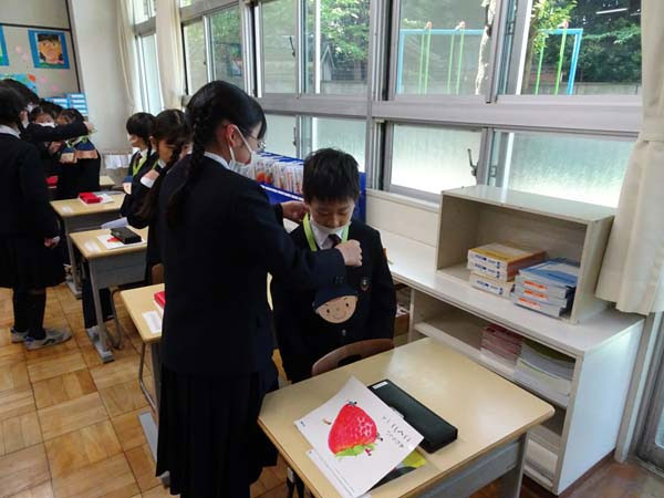 1年生を迎える会を行いました