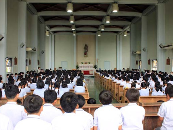 1学期 終業式とみ言葉の祭儀を行いました