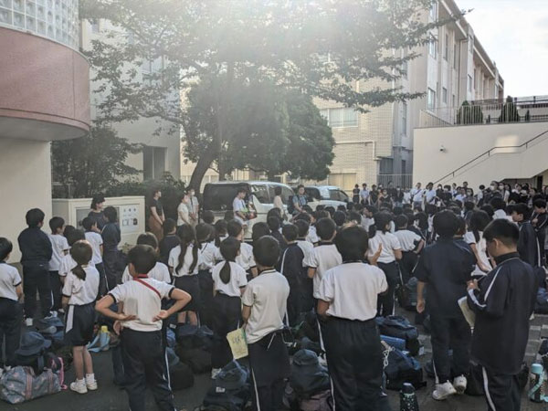 ３年生 富士林間学校　閉校式