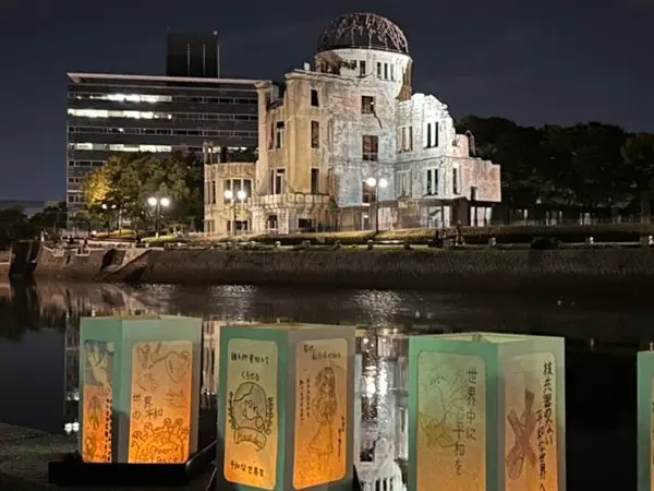 6年生広島平和学習 祈りのともし灯の集い