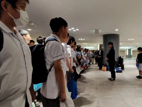 6年生広島平和学習 解散式