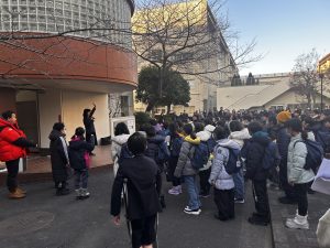 5年生 雪の学校　開校式
