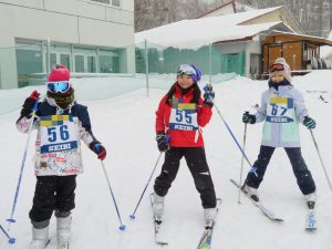 雪の学校　スキーレッスン1日目