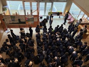 4年生高原学校　ホテルに着きました