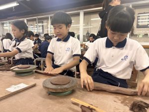 高原学校　月夜焼き体験