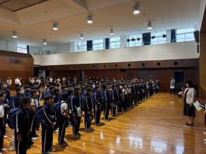 4年生高原学校　開校式